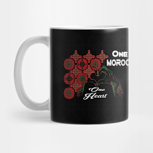 Support Morocco Team Proud One Heart One Morocco Mug